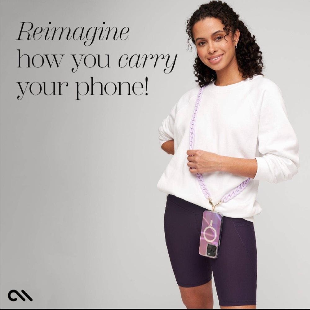 Case-Mate Lavender Chain Phone Crossbody